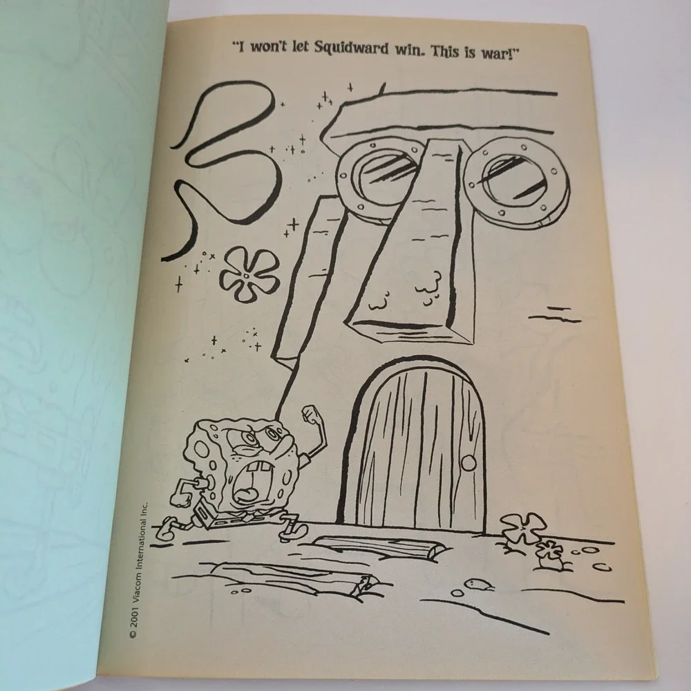 Spongebob The‎ Good Bad Krabby Employee Of The Month Golden Books Coloring Book